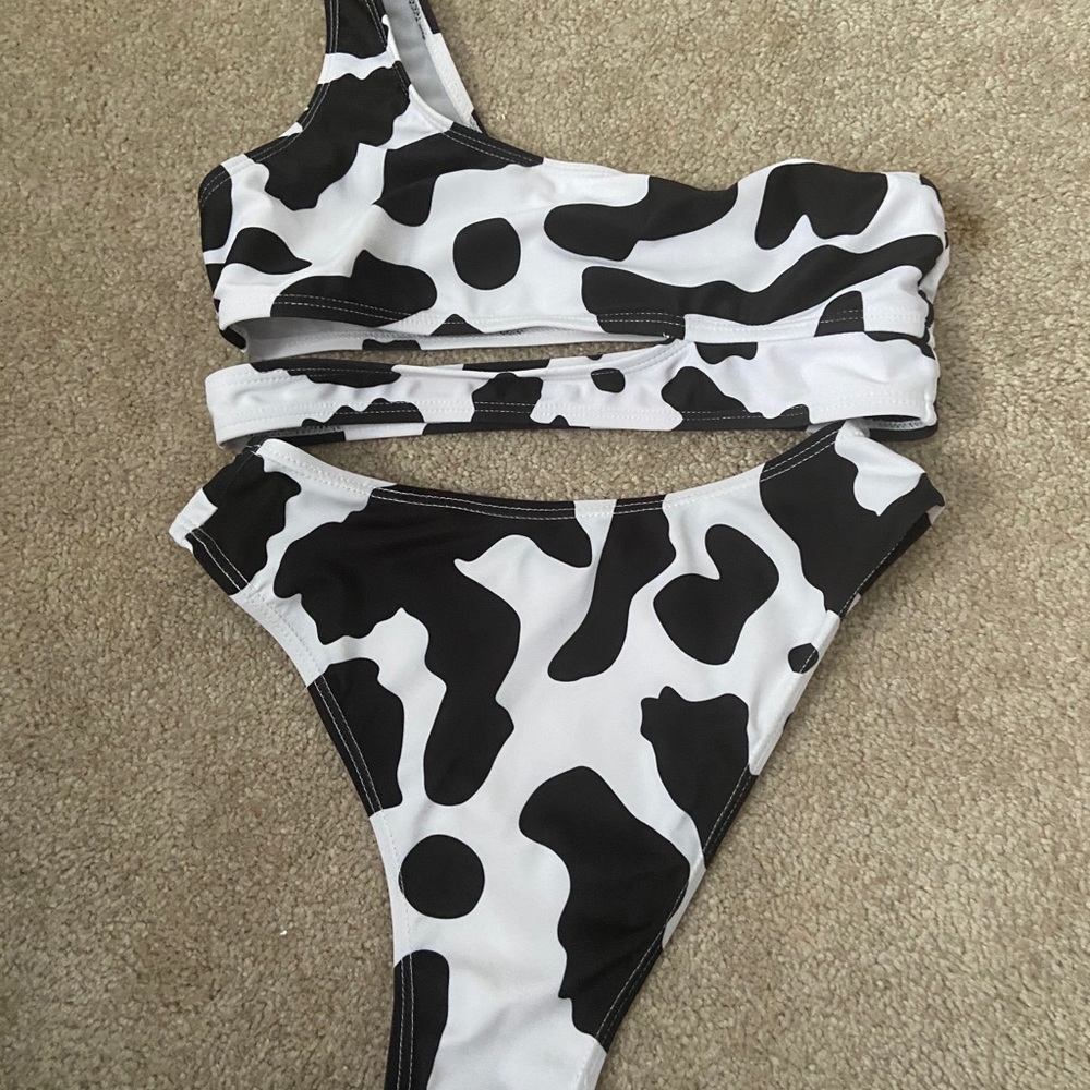 Cow Print Swimsuit